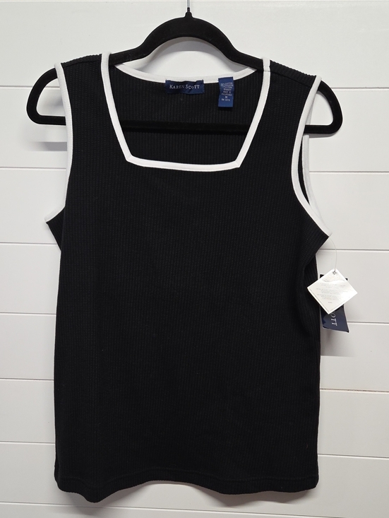 Karen Scott Tops - Karen Scott Thermal Tank Top Shirt Womens Size Med
